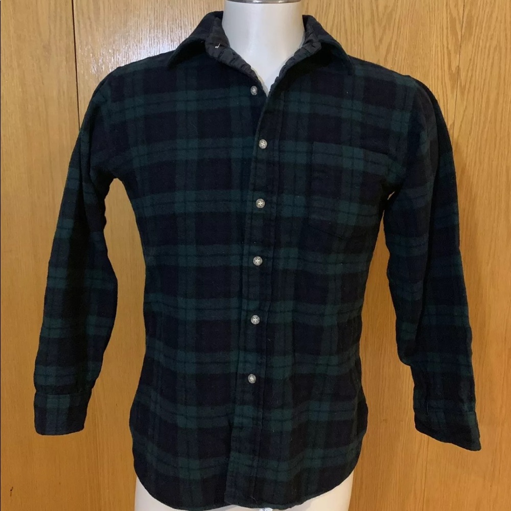 PENDLETON Black Watch Tartan Wool Shirt